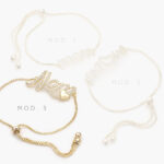 Pulsera Chapa de Oro Mom Corazón 497