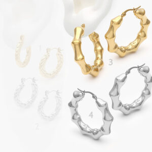 Arracadas Acero Inoxidable 140