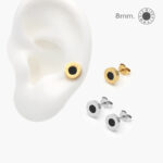 Broqueles Acero Inoxidable Números Romanos 0023