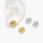 Broqueles Acero Inoxidable Moneda Reina 34