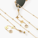 Correa para lentes Acero Inoxidable Flores 0008