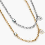 Collar Acero Inoxidable Candado Esmalte 456