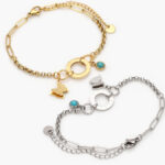 Pulso Acero Inoxidable Números Romanos Mariposas 402