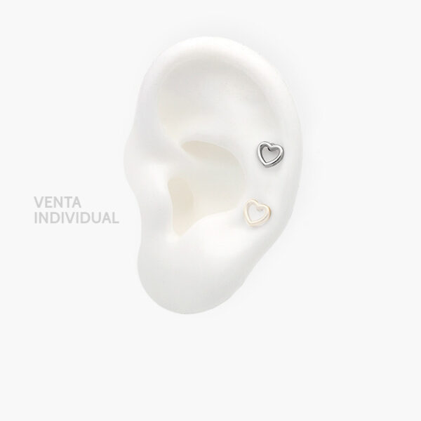 Piercing Acero Inoxidable Corazón 0199 - Image 1