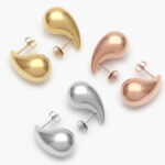 Aretes Acero Inoxidable Gotas 26mm. 0056