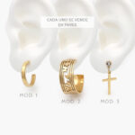 Aretes Acero Inoxidable 92