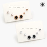 Set Aretes Acero Inoxidable Tornillos 24