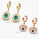 Hoops Acero Inoxidable Madre Perla 179