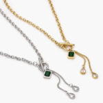 Collar Acero Inoxidable Zirconias 465