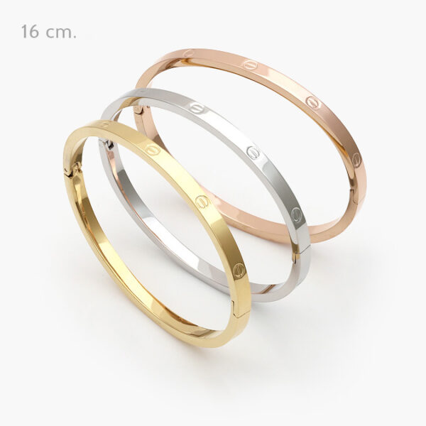 Brazalete Acero Inoxidable Tornillo 4mm. 0511 - Image 1