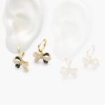 Hoops Chapa de Oro Moño Perlas 792