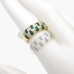 Anillo Chapa de Oro Zirconia 1034