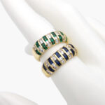 Anillo Chapa de Oro Zirconia 1034