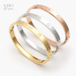 Brazalete Triple Rotulado Acero Inoxidable 4502A