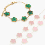 Pulso Acero Inoxidable Flores Esmalte 494