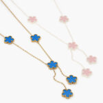 Collar Acero Inoxidable Flor Esmalte 473