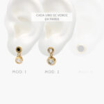 Broqueles Acero Inoxidable Números Romanos 38