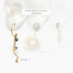 Aretes Acero Inoxidable Corazón Esmalte 90