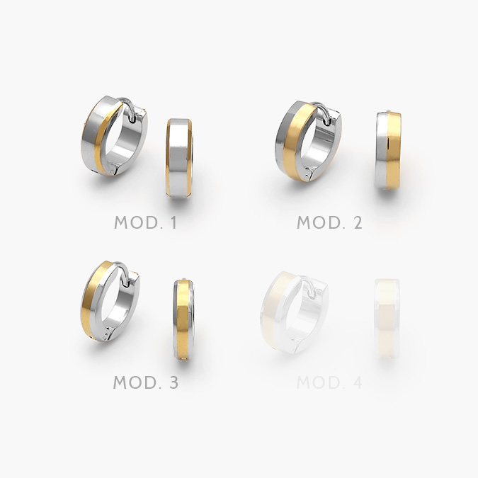 marcax22 Huggies Acero Inoxidable Bicolor 226 - Image 1