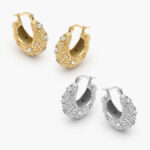 Arracadas Acero Inoxidable Zirconias 185