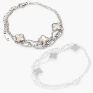 Pulso Acero Inoxidable Flores 497