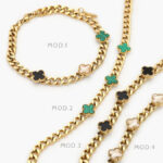 Pulso Acero Inoxidable Flores 500