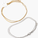 Tobillera Acero Inoxidable Lisos 24