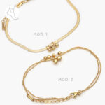 Tobillera Acero Inoxidable Bolitas 30