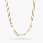 Cadena Chapa de Oro Chunky para Dijes 105