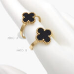 Anillo Acero Inoxidable Flor Esmalte 0398