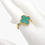 Anillo Acero Inoxidable Flor Esmalte 0399