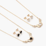 Set Chapa de oro Corazón Manos 5550