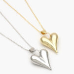 Collar Chapa de Oro/Rodio Corazones 570