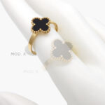 Anillo Acero Inoxidable Flor Esmalte 0398