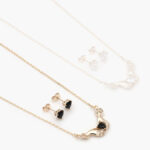 Set Chapa de oro Corazón Manos 5550