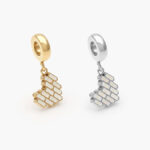 Dije Acero Inoxidable Corazón Esmalte 497