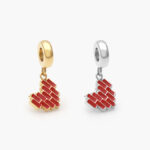 Dije Acero Inoxidable Corazón Rojo 498