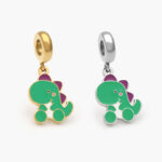 Dije Acero Inoxidable Dinosaurio 520