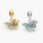 Dije Acero Inoxidable Mariposa Corazón 522