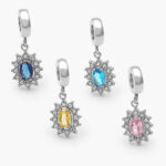 Dije Acero Inoxidable Zirconia 572