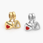 Dije Acero Inoxidable Corazón Hija & Madre 589