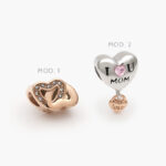 Dije Acero Inoxidable Corazones 606