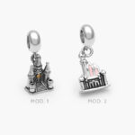 Dije Acero Inoxidable Castillos 608