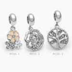 Dije Acero Inoxidable Flores & Árboles 620