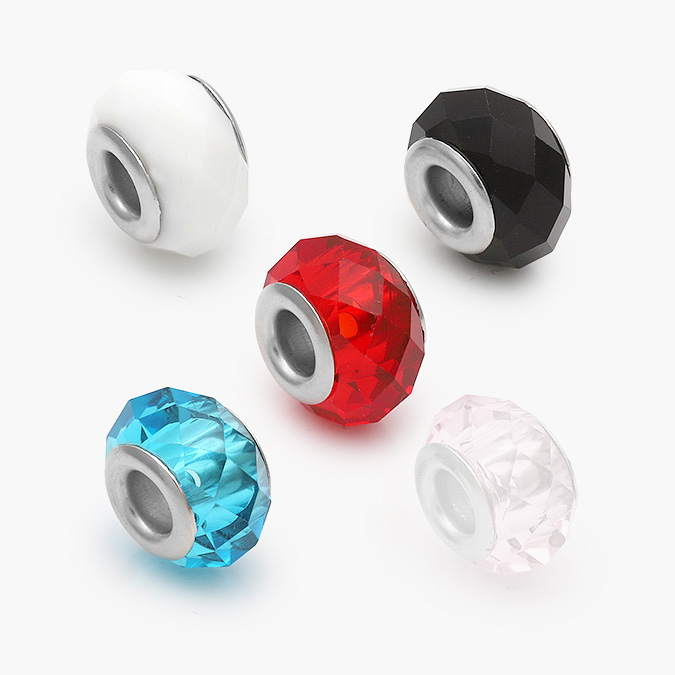 ACH0624-1 Dije Acero Inoxidable Zirconias Colores 624 - Image 1