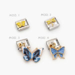 Charm Acero Inoxidable Nomination Mariposas - Modelo 4