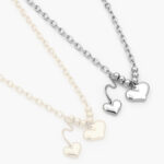 Collar Acero Inoxidable Corazones 483