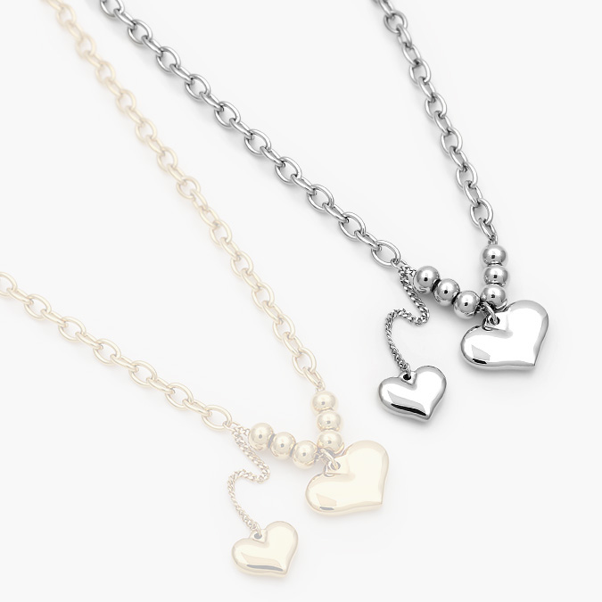 marcate172 Collar Acero Inoxidable Corazones 483 - Image 1