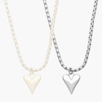 Collar Acero Inoxidable Corazón 478