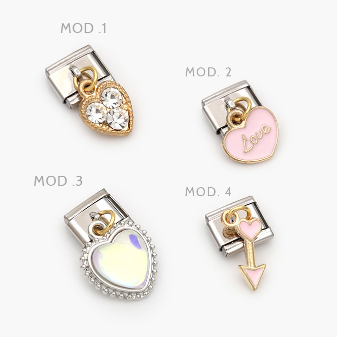 nom13 Charm Acero Inoxidable Nomination Corazones - Image 1